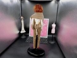 tonner redhead check suit bk